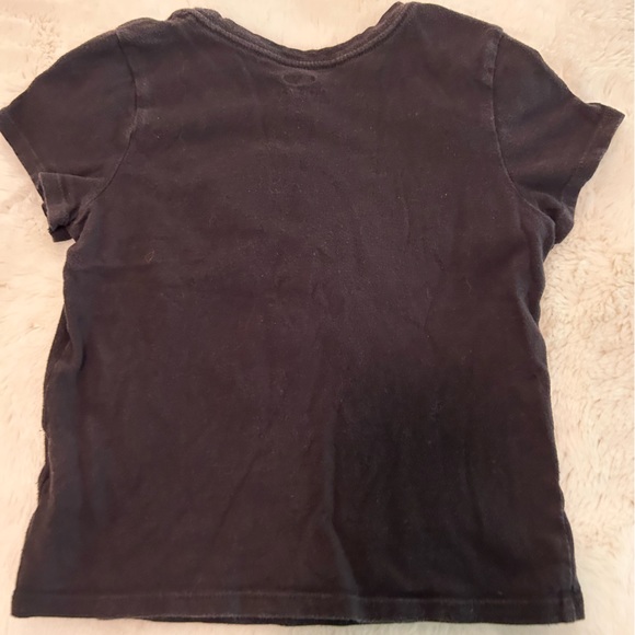 Old Navy size Small (6/7T) girls black tshirt, rainbow, Let’s Do This - Picture 2 of 3